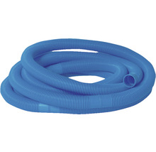 Blauwe zwembadslang opgerold