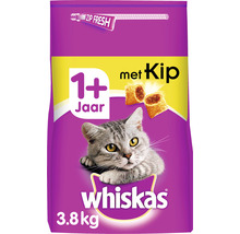 Whiskas kattenvoer voor katten vanaf één jaar met kip, 3.8 kilogram verpakking