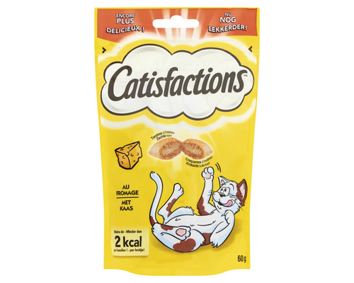 CATISFACTIONS Kattensnack kaas 60 gr