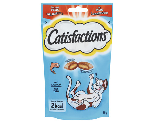 CATISFACTIONS Kattensnack zalm 60 gr