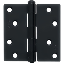 AXA Scharnier ongelagerd 89x89 mm rechte hoek zwart
