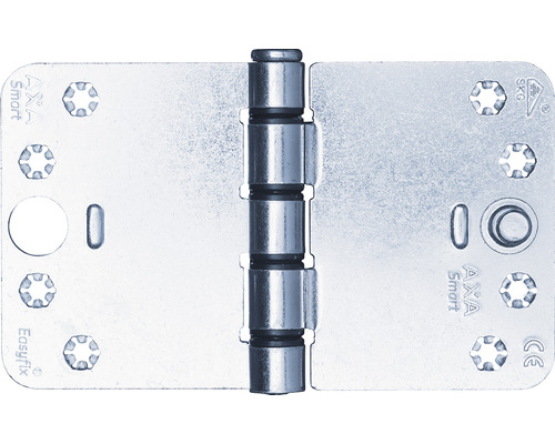 AXA Veiligheidsscharnier Smart Easyfix 89x150 mm ronde hoek gegalvaniseerd Metalen scharnier