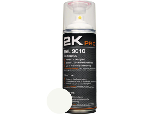 KWASNY 2K Pro spuitlak glans gebroken wit (RAL9010) 400 ml