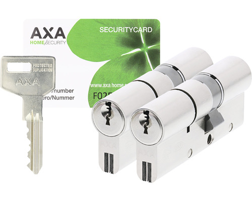 AXA Dubbele veiligheidscilinder 7261 Xtreme Security verlengd 30-45, 2 stuks