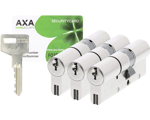 AXA Dubbele veiligheidscilinder 7261 Xtreme Security verlengd 30-45, 3 stuks