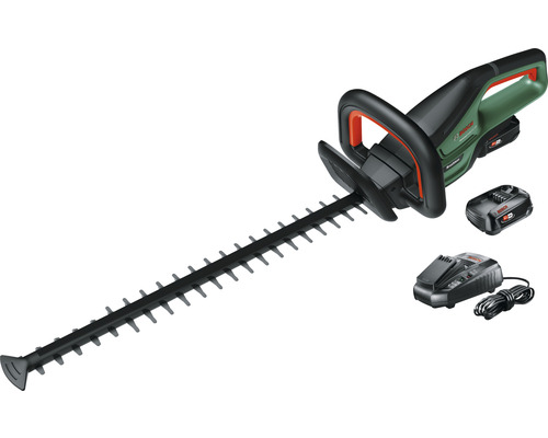 Accuheggenschaar met oplader en accu