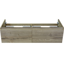 SANOX Wastafelonderkast Frozen 40x140 cm natuur eiken