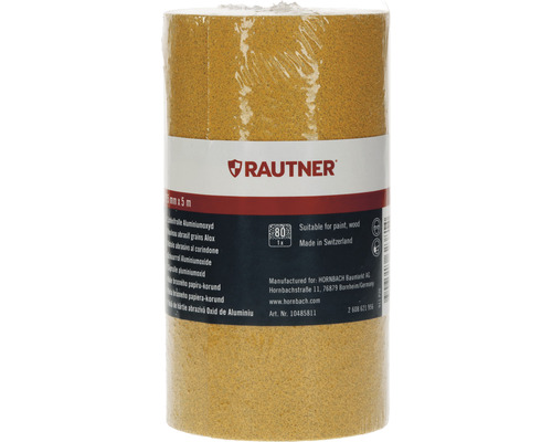 Rautner schuurpapierrol aluminiumoxide 115 mm x 5 m