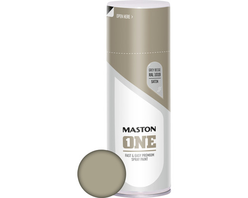 MASTON One spuitlak zijdemat RAL 1019 grijs-beige 400 ml
