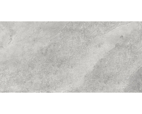 Grijze keramische tegel met mat oppervlak