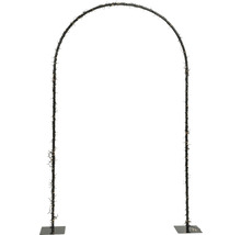 Decoratieve tuinboog met verlichting voor buiten
