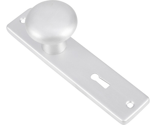 Deurbeslag met sleutelrozet en knop