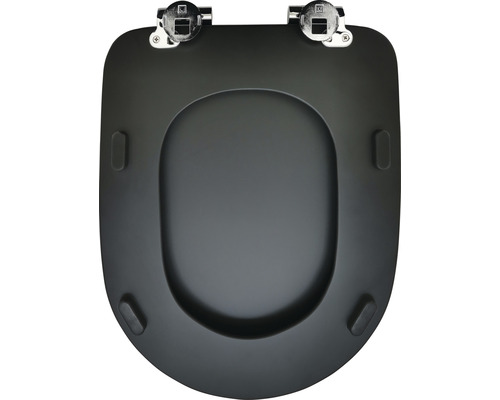 Toiletdeksel van duroplast met softclosemechanisme