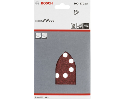Bosch Expert Hout schuurpapier set, korrel 60-240