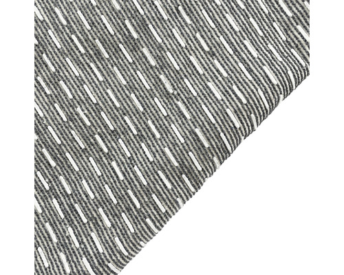 Tapijt met gestreept patroon en reliëfstructuur