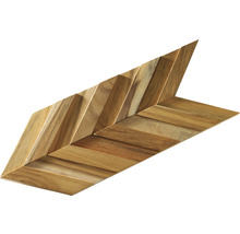 Houten decoratieplaat in de vorm van een pijl