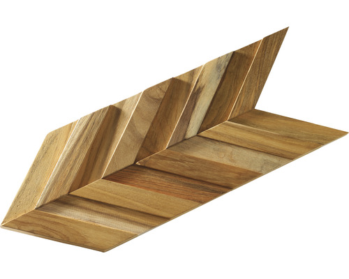 Houten decoratieplaat in de vorm van een pijl