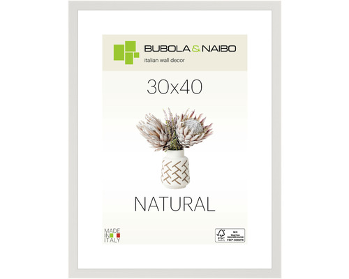 BUBOLA&NAIBO Fotolijst hout 4405/05 wit 30x40 cm