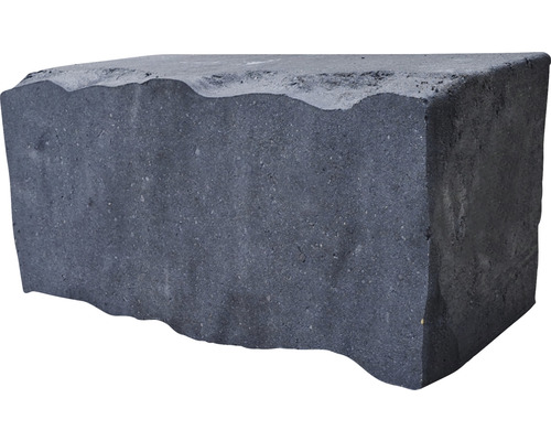 DIEPHAUS Muursteen iBrixx Rustic basalt 40x20x20 cm Betonnen borduursteen voor tuin- en landschapsarchitectuur