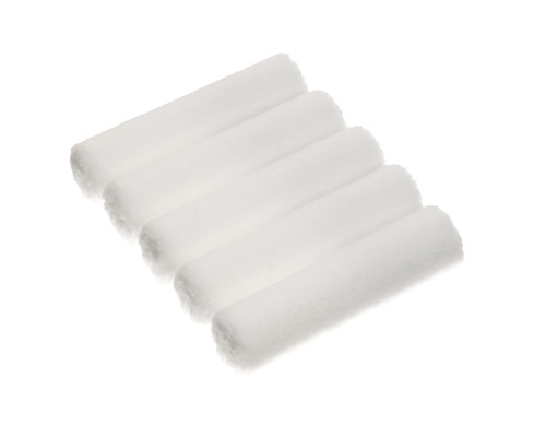 Vijf verfrollers om te schilderen en te renoveren