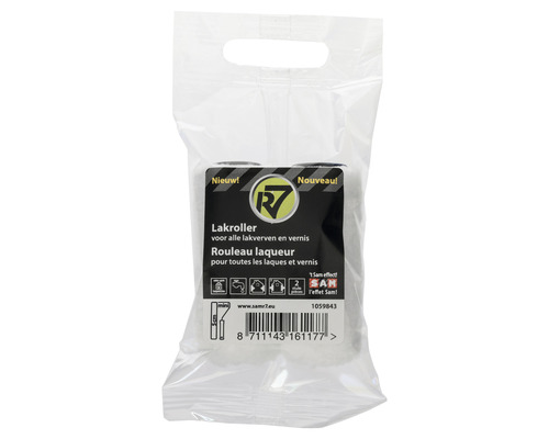 Lakroller in transparante plastic zak