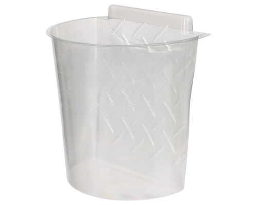 Transparante verfcontainer van kunststof