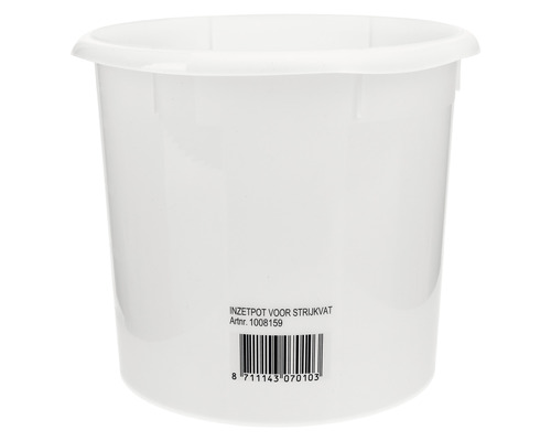 Kunststof emmer voor strijkijzer