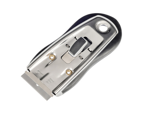 Glasschraper met mes en verstelbare schuif