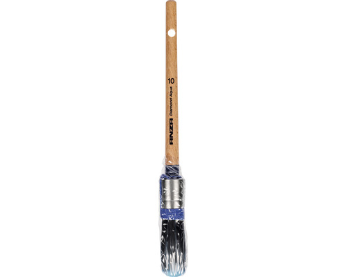 Anza Diamond Aqua kwast maat 10 met houten handvat in verpakking