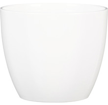 Witte bloempot