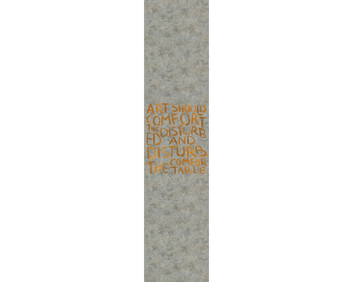 MARBURG Fotobehang vlies 33279 Natural Opulence spreuken grijs 70x330 cm