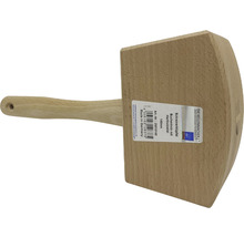 Houten hamer van beukenhout met hardhouten steel, 140 millimeter