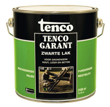 Emmer zwarte lakverf voor primers van hout, ijzer en beton