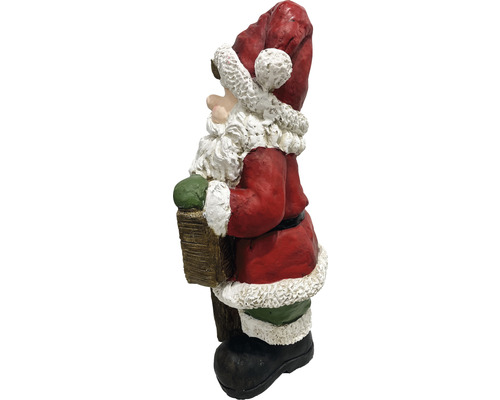 Decoratieve kerstman met cadeau