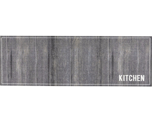 MD ENTREE Loper Cook&Wash Kitchen Wood antraciet 50x150 cm