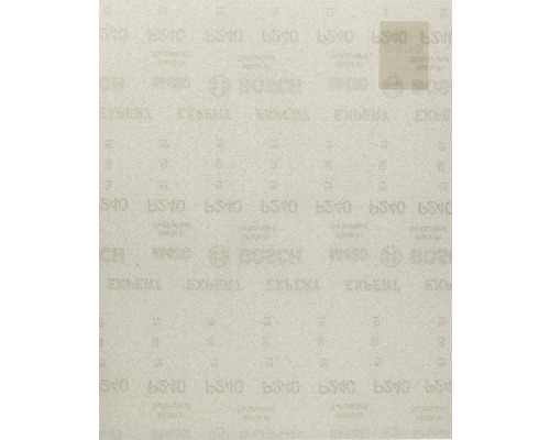 Schuurpapier met opgedrukte cijfers en het Bosch logo.
