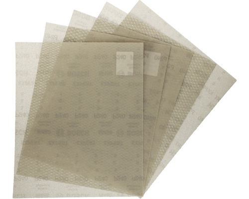 Verschillende schuurpapier vellen