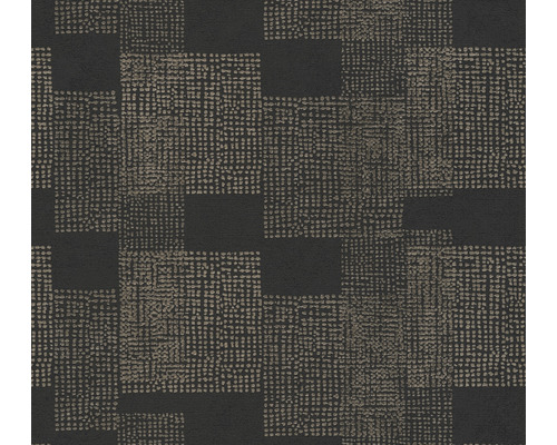 A.S. CRÉATION Vliesbehang 38525-3 Desert Lodge geometrisch zwart Behang met geometrisch patroon