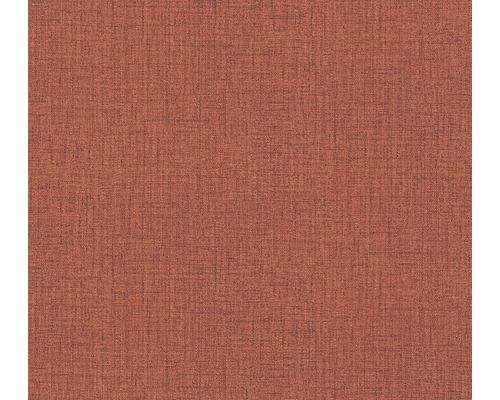 A.S. CRÉATION Vliesbehang 38529-1 Desert Lodge effen textieloptiek rood Textieloppervlak met fijne weefselstructuur