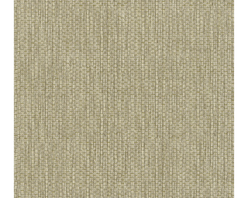 A.S. CRÉATION Vliesbehang 38612-4 Hygge 2 natuur effen bruin Textiel behang met stofstructuur