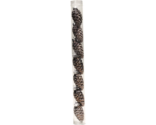 LAFIORA Hanger dennenappel glas per 7 st. LAFIORA Hanger dennenappel glas per 7 st.