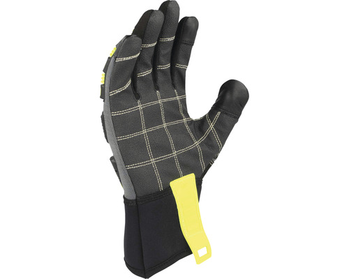 Beschermende handschoen met ruitpatroon