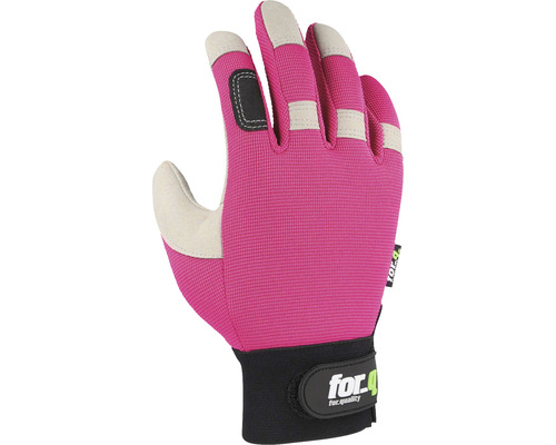 FOR_Q Tuinhandschoen Gardening XS roze 2 st