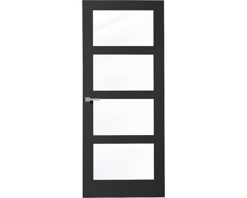 PERTURA Binnendeur 307 stomp zwart gegrond 201,5 x 78 cm-0