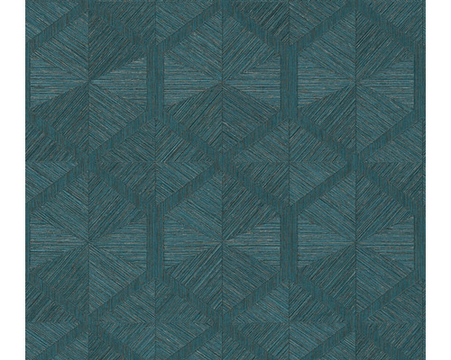 A.S. CRÉATION Vliesbehang 38690-1 My Home. My Spa. geometrisch koper Textuurbehang met geometrisch patroon
