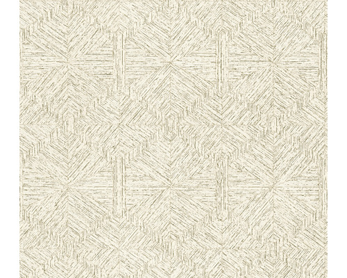 A.S. CRÉATION Vliesbehang 38690-3 My Home. My Spa. geometrisch goud Grafisch behangpatroon met geometrische vormen