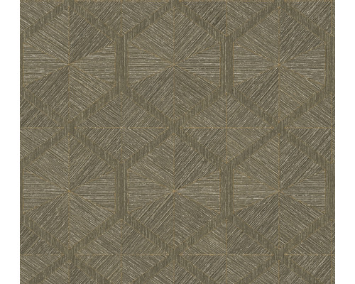 A.S. CRÉATION Vliesbehang 38690-4 My Home. My Spa. geometrisch goud Behang met geometrisch patroon