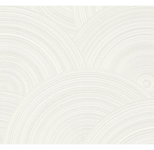 Behang met abstract cirkellijnenpatroon