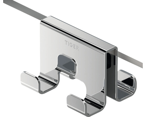 Tiger handdoekhouder voor bevestiging aan een douchecabine