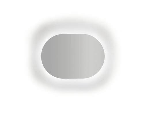 Ovale spiegel met verlichting
